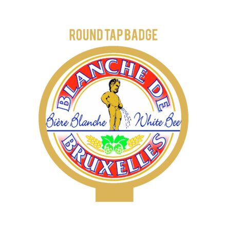 Lefebvre Blanche de Bruxelles ROUND badge