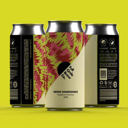 Full Circle Brew Co Neon Handshake
