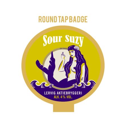 Lervig Sour Suzy ROUND badge