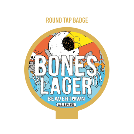Beavertown Bones ROUND badge