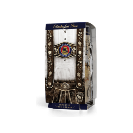 Paulaner Oktoberfest Stein & Can Pack