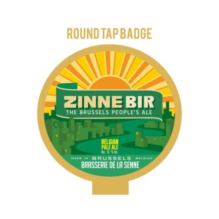 De La Senne Zinnebier ROUND badge