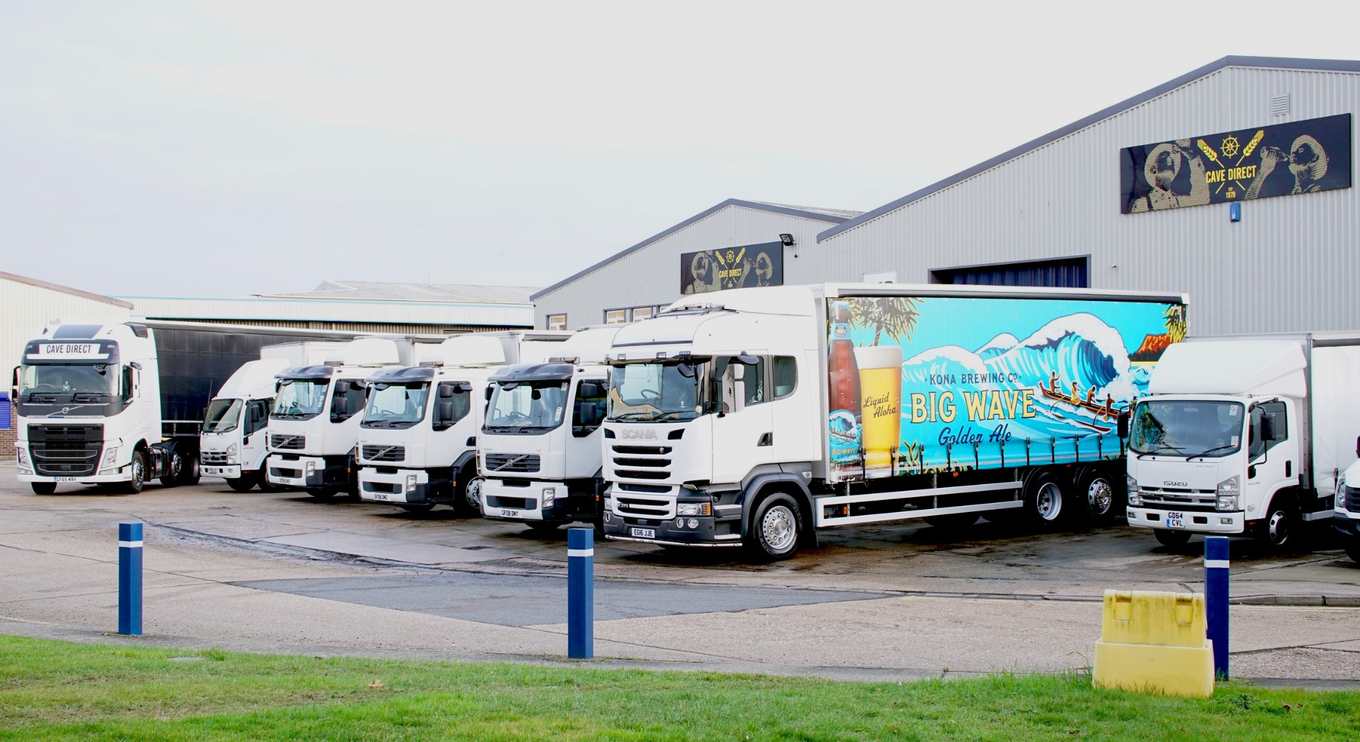 Cave Direct warehouse and fleet Cave Direct warehouse and fleet